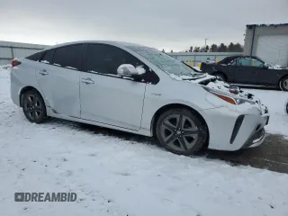 2019 Toyota Prius L Eco with VIN JTDKARFU5K3092583, listed as a Copart auction lot 46507135 with 71,690 mi miles and Salvage Title. Bid and sale history available at carsss.com. Image 4.