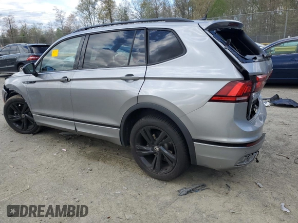 2024 Volkswagen Tiguan SE R-Line Black with VIN 3VVCB7AXXRM129869, listed as a Copart auction lot 53387585 with 8,563 mi miles and Salvage title. Bid and sale history available at DreamBid. Image 2.