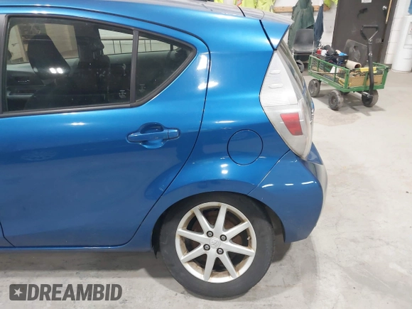 2012 Toyota Prius One with VIN JTDKDTB36C1003506, listed as a IAAI auction lot 42171285 with 144,240 mi miles. Bid and sale history available at carsss.com. Image 6.