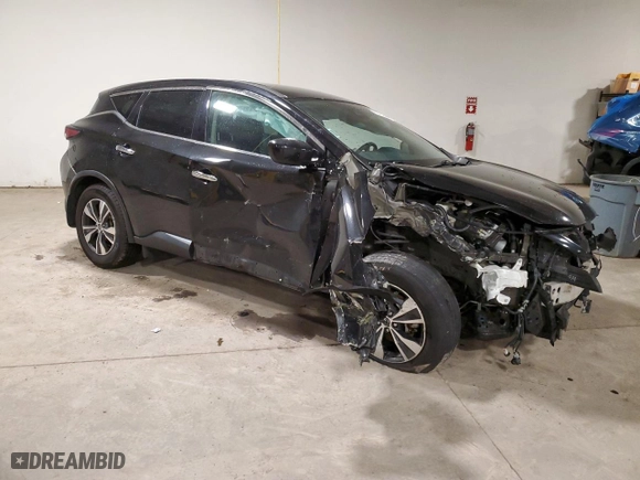2021 Nissan Murano S with VIN 5N1AZ2AS9MC115976, listed as a Copart auction lot 83473544 with 45,793 mi miles and Salvage Title. Bid and sale history available at carsss.com. Image 4.