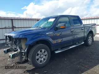 2009 Ford F-150 XL with VIN 1FTPW14V09FB15538, listed as a IAAI auction lot 41987290 with 158,147 mi miles. Bid and sale history available at carsss.com. Image 2.