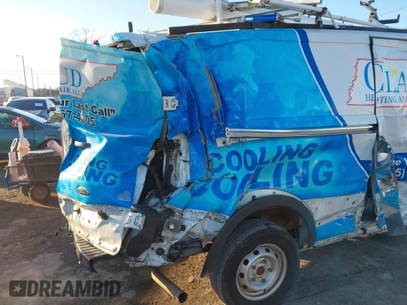 2020 Ford Transit Cargo with VIN 1FTBR1Y88LKA06393, listed as a IAAI auction lot 41283124 with 229,589 mi miles and . Bid and sale history available at DreamBid. Image 18.