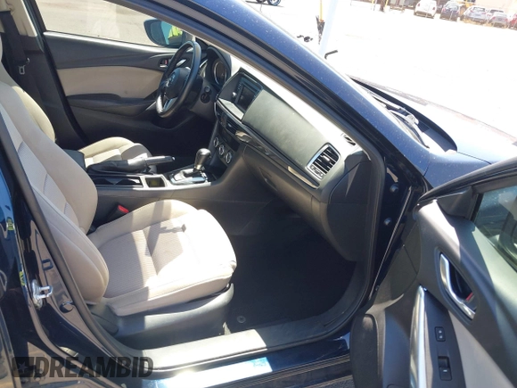 2015 Mazda 6 i Sport with VIN JM1GJ1U56F1203730, listed as a IAAI auction lot 41848281 with 93,150 mi miles. Bid and sale history available at carsss.com. Image 5.