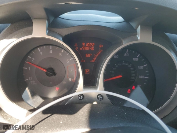 2013 Nissan Juke SL with VIN JN8AF5MVXDT209714, listed as a Copart auction lot 48004065 with 91,022 mi miles and Salvage Title. Bid and sale history available at carsss.com. Image 9.