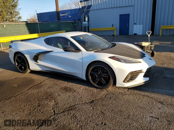 2023 Chevrolet Corvette 2LT with VIN 1G1YB2D40P5101955, listed as a Copart auction lot 50660255 with 21,419 mi miles and Salvage title. Bid and sale history available at DreamBid. Image 4.