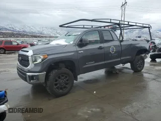 2020 Toyota Tundra SR with VIN 5TFCY5F18LX026392, listed as a Copart auction lot 44154305 with 61,445 mi miles and Salvage title. Bid and sale history available at DreamBid. Image 1.
