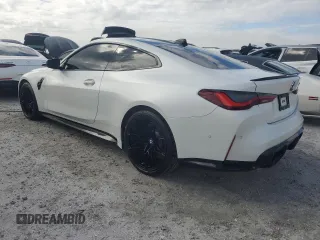 2022 BMW M4 Competition xDrive with VIN WBS43AZ02NCJ02450, listed as a Copart auction lot 77709924 with 22,378 mi miles and Non Repairable. Bid and sale history available at carsss.com. Image 2.