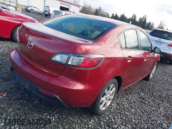 2011 Mazda Mazda3 i Touring with VIN JM1BL1VF5B1370750, listed as a IAAI auction lot 41796654 with 94,388 mi miles. Bid and sale history available at carsss.com. Image 4.
