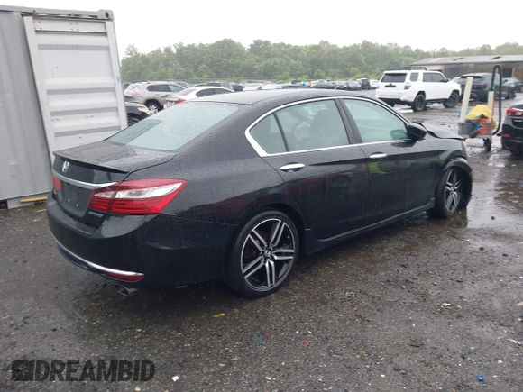 2016 Honda Accord Sport with VIN 1HGCR2F53GA195194, listed as a IAAI auction lot 42358904 with 58,549 mi miles and . Bid and sale history available at DreamBid. Image 4.