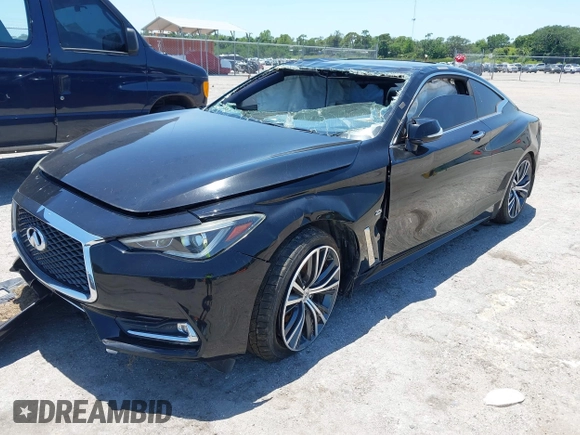 2017 Infiniti Q60 Premium with VIN JN1CV7EK0HM110054, listed as a IAAI auction lot 42293475 with Not provided miles and . Bid and sale history available at DreamBid. Image 17.