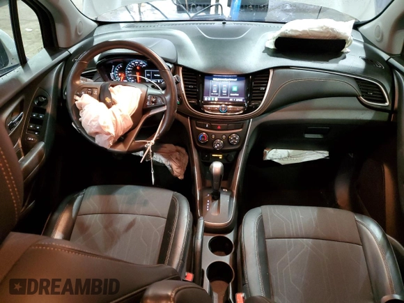 2022 Chevrolet Trax LT with VIN KL7CJPSMXNB557168, listed as a Copart auction lot 43905535 with 21,543 mi miles and Salvage Title. Bid and sale history available at carsss.com. Image 8.