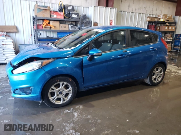 2016 Ford Fiesta SE with VIN 3FADP4EJ2GM108056, listed as a Copart auction lot 45015145 with 123,418 mi miles and Salvage Title. Bid and sale history available at DreamBid. Image 1.