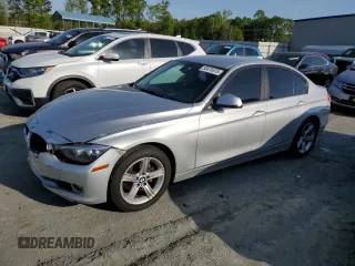 2014 BMW 3 Series 320i with VIN WBA3B1C56EK135528, listed as a Copart auction lot 53075575 with 131,341 mi miles and Salvage Title. Bid and sale history available at carsss.com. Image 1.