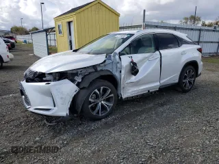2022 Lexus RX with VIN 2T2HGMDA9NC073949, listed as a Copart auction lot 48750695 with 55,867 mi miles and Salvage Title. Bid and sale history available at carsss.com. Image 1.