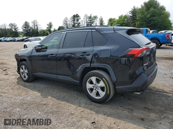 2019 Toyota RAV4 XLE with VIN JTMP1RFV8KJ001784, listed as a Copart auction lot 59109235 with 98,858 mi miles and Salvage title. Bid and sale history available at DreamBid. Image 2.