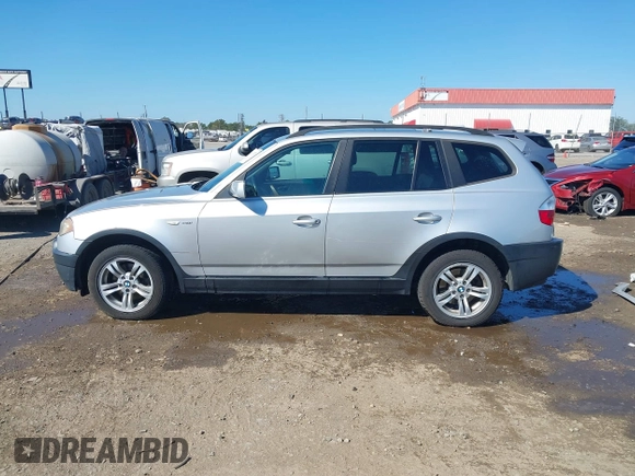 2004 BMW X3 3.0i with VIN WBXPA93424WA61387, listed as a IAAI auction lot 40321921 with 179,360 mi miles. Bid and sale history available at carsss.com. Image 14.