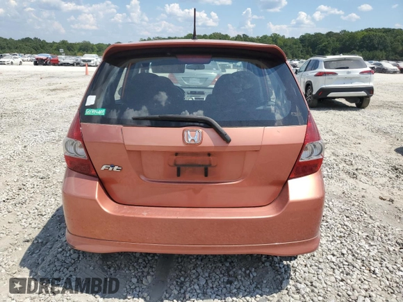 2007 Honda Fit Sport with VIN JHMGD38667S047110, listed as a Copart auction lot 69097094 with 231,662 mi miles and Salvage Title. Bid and sale history available at carsss.com. Image 6.
