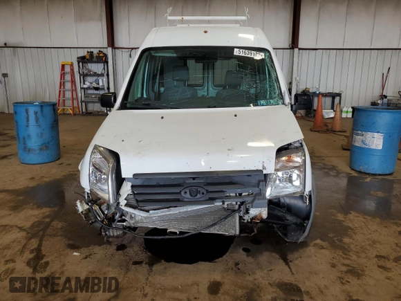 2013 Ford Transit Connect XL with VIN NM0LS6AN7DT144313, listed as a Copart auction lot 51639185 with 106,225 mi miles and Salvage title. Bid and sale history available at DreamBid. Image 5.