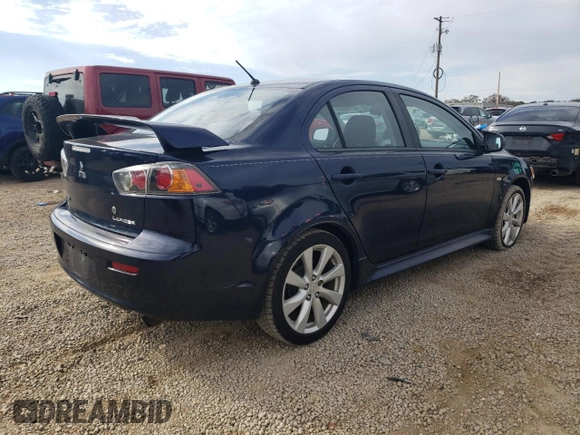 2013 Mitsubishi Lancer GT with VIN JA32U8FW8DU022283, listed as a Copart auction lot 83753694 with 112,824 mi miles and Salvage Title. Bid and sale history available at carsss.com. Image 3.