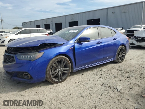 2020 Acura TLX w/A-Spec Pkg with VIN 19UUB1F65LA011394, listed as a Copart auction lot 44080595 with 176,028 mi miles and Non Repairable. Bid and sale history available at carsss.com. Image 1.