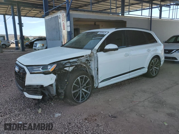 2022 Audi Q7 Prestige with VIN WA1VXBF73ND014986, listed as a Copart auction lot 45698425 with 22,181 mi miles and Salvage title. Bid and sale history available at DreamBid. Image 1.