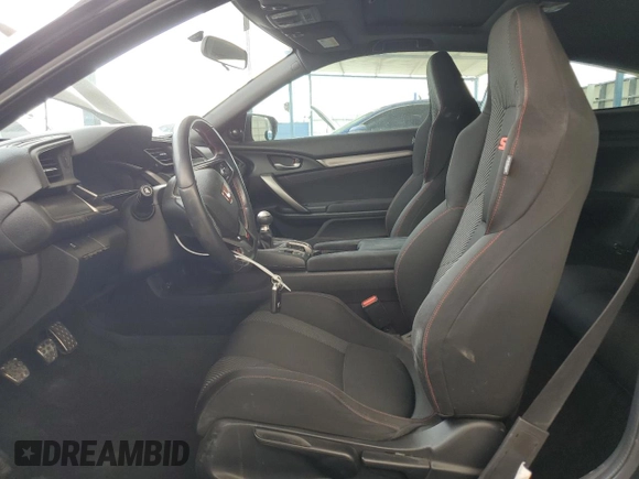 2017 Honda Civic Si with VIN 2HGFC3A59HH755511, listed as a Copart auction lot 50388225 with 82,420 mi miles and Salvage Title. Bid and sale history available at DreamBid. Image 7.
