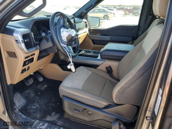 2023 Ford F-150 XL with VIN 1FTEW1CP7PKE63433, listed as a Copart auction lot 46853455 with 29,091 mi miles and Salvage Title. Bid and sale history available at carsss.com. Image 7.