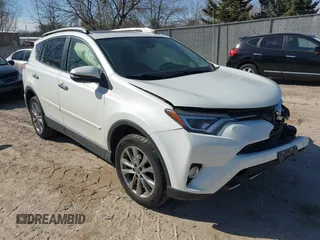 2017 Toyota RAV4 Limited with VIN JTMDFREV2HD203548, listed as a IAAI auction lot 41987504 with 161,787 mi miles. Bid and sale history available at carsss.com. Image 1.