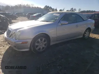 2000 Mercedes-Benz CLK with VIN WDBLK65G4YT043233, listed as a Copart auction lot 85866174 with 134,655 mi miles and Clean Title. Bid and sale history available at carsss.com. Image 1.
