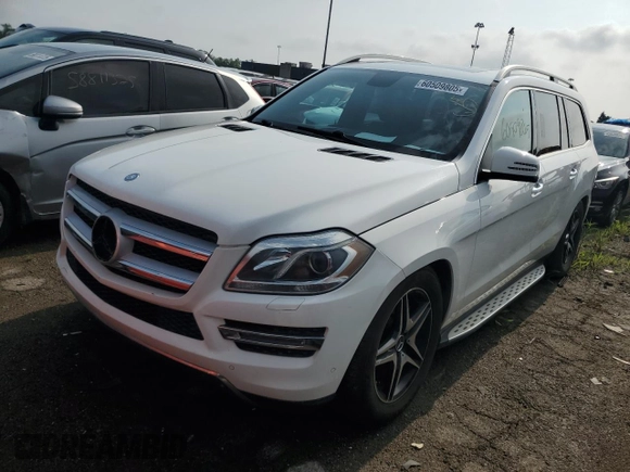 2014 Mercedes-Benz GL 450 with VIN 4JGDF7CE6EA280570, listed as a Copart auction lot 60509805 with 187,640 mi miles and Clean title. Bid and sale history available at DreamBid. Image 1.