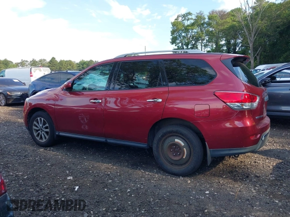 2015 Nissan Pathfinder S with VIN 5N1AR2MM8FC682289, listed as a IAAI auction lot 42604059 with 77,577 mi miles and . Bid and sale history available at DreamBid. Image 14.