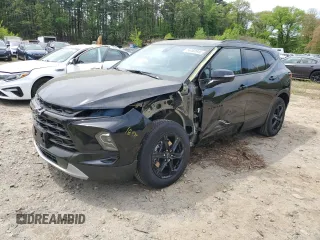 2024 Chevrolet Blazer LT с VIN 3GNKBJRS6RS199484, выставлен на аукционе Copart как лот 56480945 с пробегом 9 255 миль миль и Списание • Salvage title. История ставок и продаж доступна на DreamBid. Изображение 1.