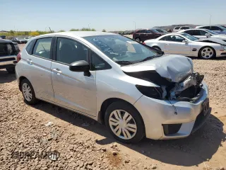 2015 Honda Fit LX with VIN 3HGGK5H5XFM742046, listed as a Copart auction lot 52168915 with 71,601 mi miles and Salvage Title. Bid and sale history available at carsss.com. Image 4.