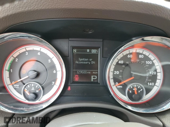 2013 Dodge Durango Crew with VIN 1C4RDHDG6DC657438, listed as a Copart auction lot 62883675 with 129,500 mi miles and Clean title. Bid and sale history available at DreamBid. Image 9.