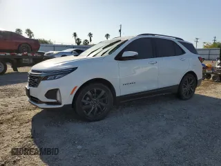 2023 Chevrolet Equinox RS with VIN 3GNAXMEG1PS156300, listed as a Copart auction lot 52311785 with 33,434 mi miles and Salvage title. Bid and sale history available at DreamBid. Image 1.
