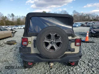 2018 Jeep Wrangler JK Unlimited Rubicon with VIN 1C4BJWFG7JL832917, listed as a Copart auction lot 88866165 with 83,598 mi miles and Salvage Title. Bid and sale history available at carsss.com. Image 6.