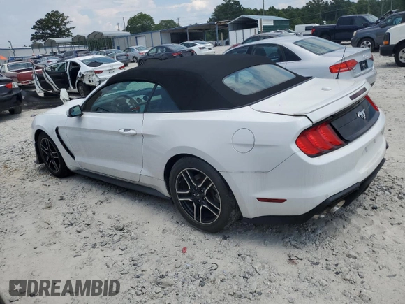 2020 Ford Mustang EcoBoost z VIN 1FATP8UH6L5101242, wystawiony jako Copart lot #63763125 z przebiegiem 62 718 mil mil oraz Czysty tytuł • Clean title. Historia ofert i sprzedaży dostępna na DreamBid. Obrazek 2.