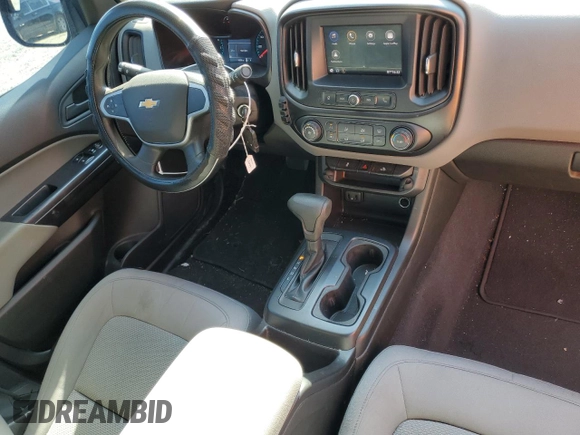 2021 Chevrolet Colorado 2WD Work Truck with VIN 1GCHSBEA7M1167093, listed as a Copart auction lot 53316075 with 51,238 mi miles and Salvage title. Bid and sale history available at DreamBid. Image 8.
