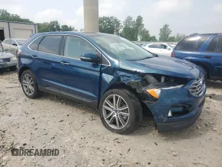2020 Ford Edge Titanium with VIN 2FMPK4K96LBB49507, listed as a Copart auction lot 59686345 with 41,610 mi miles and Salvage title. Bid and sale history available at DreamBid. Image 4.