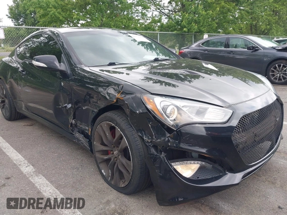 2015 Hyundai Genesis Coupe 3.8L Base z VIN KMHHU6KJ7FU126210, wystawiony jako IAAI lot #42371364 z przebiegiem 92 719 mil mil oraz . Historia ofert i sprzedaży dostępna na DreamBid. Obrazek 1.