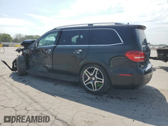 2017 Mercedes-Benz GLS 550 with VIN 4JGDF7DEXHA757133, listed as a Copart auction lot 62826045 with Not provided miles and Salvage title. Bid and sale history available at DreamBid. Image 2.