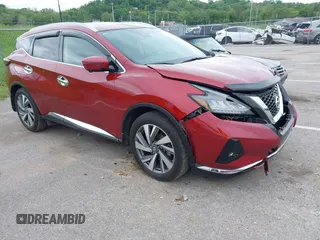 2020 Nissan Murano SL z VIN 5N1AZ2CS4LN118414, wystawiony jako IAAI lot #42186351 z przebiegiem 41 100 mil mil oraz . Historia ofert i sprzedaży dostępna na DreamBid. Obrazek 1.