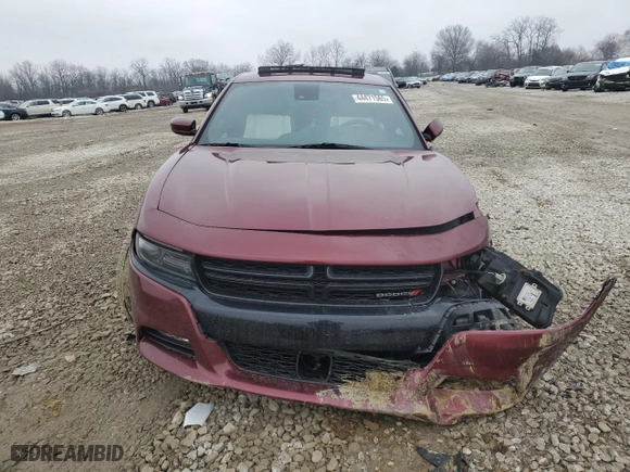 2017 Dodge Charger SXT with VIN 2C3CDXJG1HH593529, listed as a Copart auction lot 44471565 with 84,844 mi miles and Salvage Title. Bid and sale history available at carsss.com. Image 5.