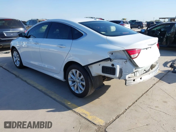 2015 Chrysler 200 C with VIN 1C3CCCCB0FN525031, listed as a IAAI auction lot 41998163 with 85,197 mi miles and . Bid and sale history available at DreamBid. Image 3.