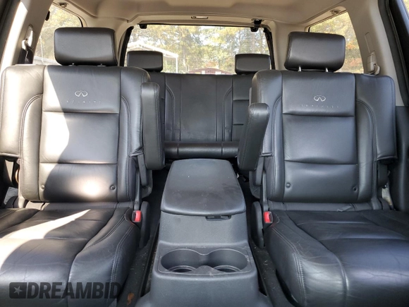 2004 Infiniti QX56 with VIN 5N3AA08C54N800370, listed as a Copart auction lot 76744704 with 143,092 mi miles and Salvage Title. Bid and sale history available at carsss.com. Image 10.