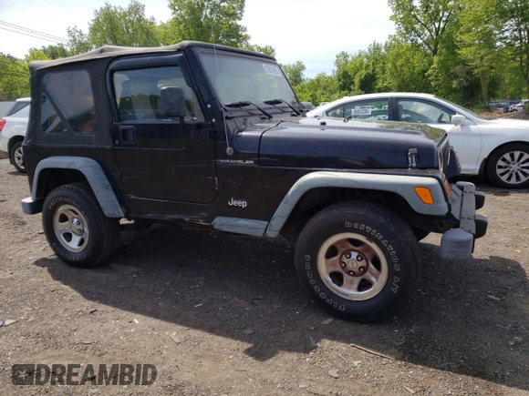 2002 Jeep Wrangler X with VIN 1J4FA39S12P759967, listed as a Copart auction lot 57851495 with 178,035 mi miles and Salvage title. Bid and sale history available at DreamBid. Image 4.