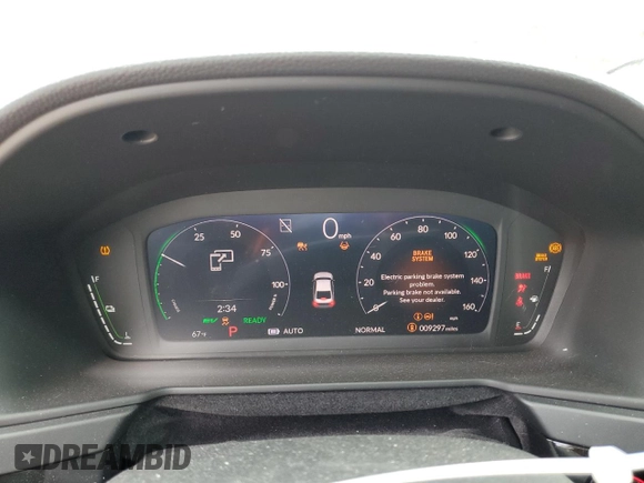 2024 Honda Accord EX-L with VIN 1HGCY2F64RA094518, listed as a Copart auction lot 57578005 with 9,297 mi miles and Salvage title. Bid and sale history available at DreamBid. Image 9.