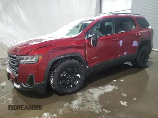 2021 GMC Acadia AT4 with VIN 1GKKNLLS2MZ234915, listed as a Copart auction lot 87026744 with 25,302 mi miles and Salvage Title. Bid and sale history available at carsss.com. Image 1.