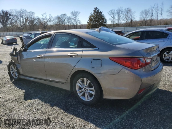 2014 Hyundai Sonata GLS with VIN 5NPEB4AC7EH945098, listed as a Copart auction lot 46287275 with Not Provided miles and Salvage Title. Bid and sale history available at carsss.com. Image 2.