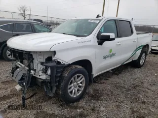 2021 Chevrolet Silverado 1500 LT z VIN 3GCPYJEK5MG367629, wystawiony jako Copart lot #46832895 z przebiegiem 117 169 mil mil oraz Szkoda całkowita • Salvage title. Historia ofert i sprzedaży dostępna na DreamBid. Obrazek 1.